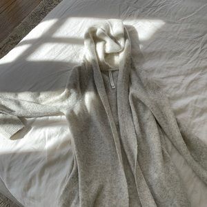 Long grey cardigan